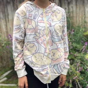 Sleepy Gudetama Zip Hoodie